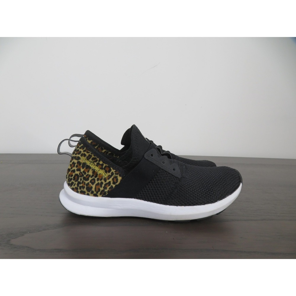 New Balance FuelCore Nergize Shoes Womens 6.5 Black Leopard Slip On WXNRGSD1